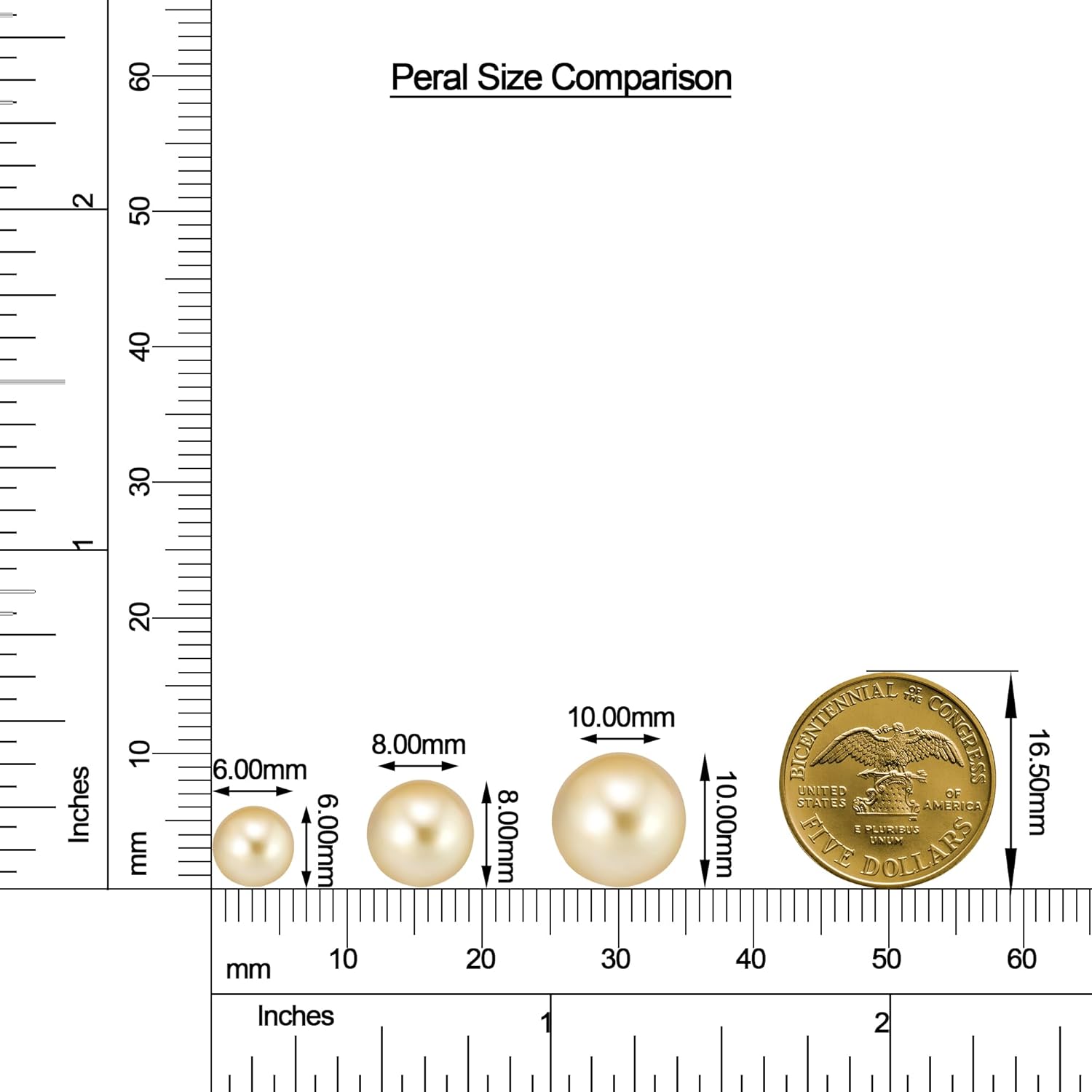 Sterling Silver Gold Plated Round Golden South Sea Pearl Stud Earring for Women Hypoallergenic Minimalist Earring June Birthstone, Wedding Jewelry Gift