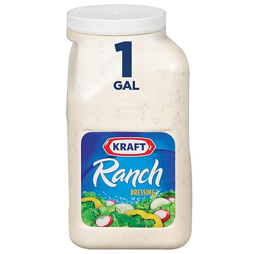 Kraft Ranch - Aderezo para ensalada, 128 onzas líquidas (paquete de 1) - El embalaje puede variar