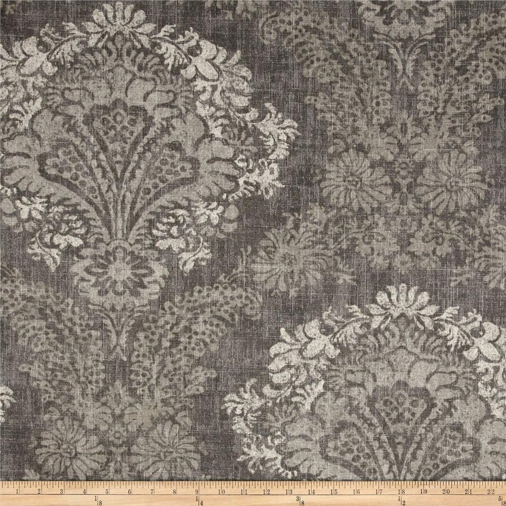 Magnolia Home Fashions Hamilton Grey, Fabric by the Yard