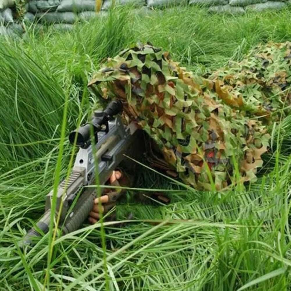Red de Camuflaje, 10X12M Sombra for Exteriores Red de Camuflaje Jardín Selva Observación de Aves Camping Ocultar Juego en