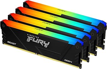 Kingston FURY Beast RGB 16GB (2x8GB) 3200MHz DDR4 CL16