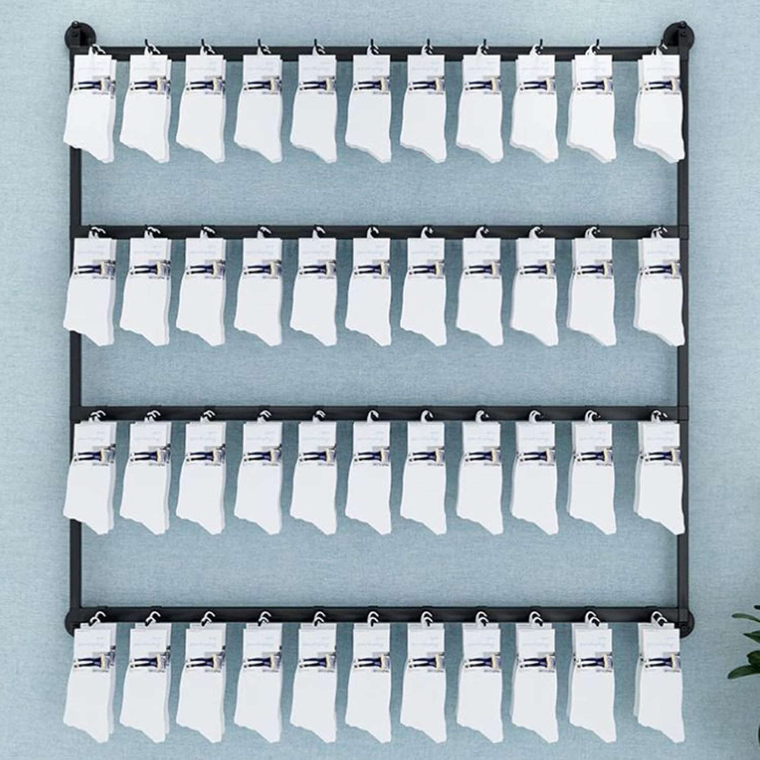 WallMounted Socks Storage Organizer Display Stand