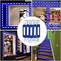 Vista 7 de YSY Luces LED para escaparates para exteriores, módulo de luz COB, luces LED con cinta adhesiva, impermeable, luz de ventana para tienda