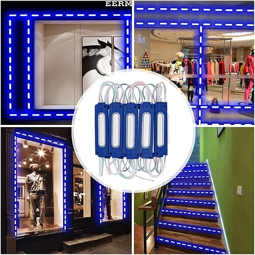 Miniatura 7 de YSY Luces LED para escaparates para exteriores, módulo de luz COB, luces LED con cinta adhesiva, impermeable, luz de ventana para tienda de