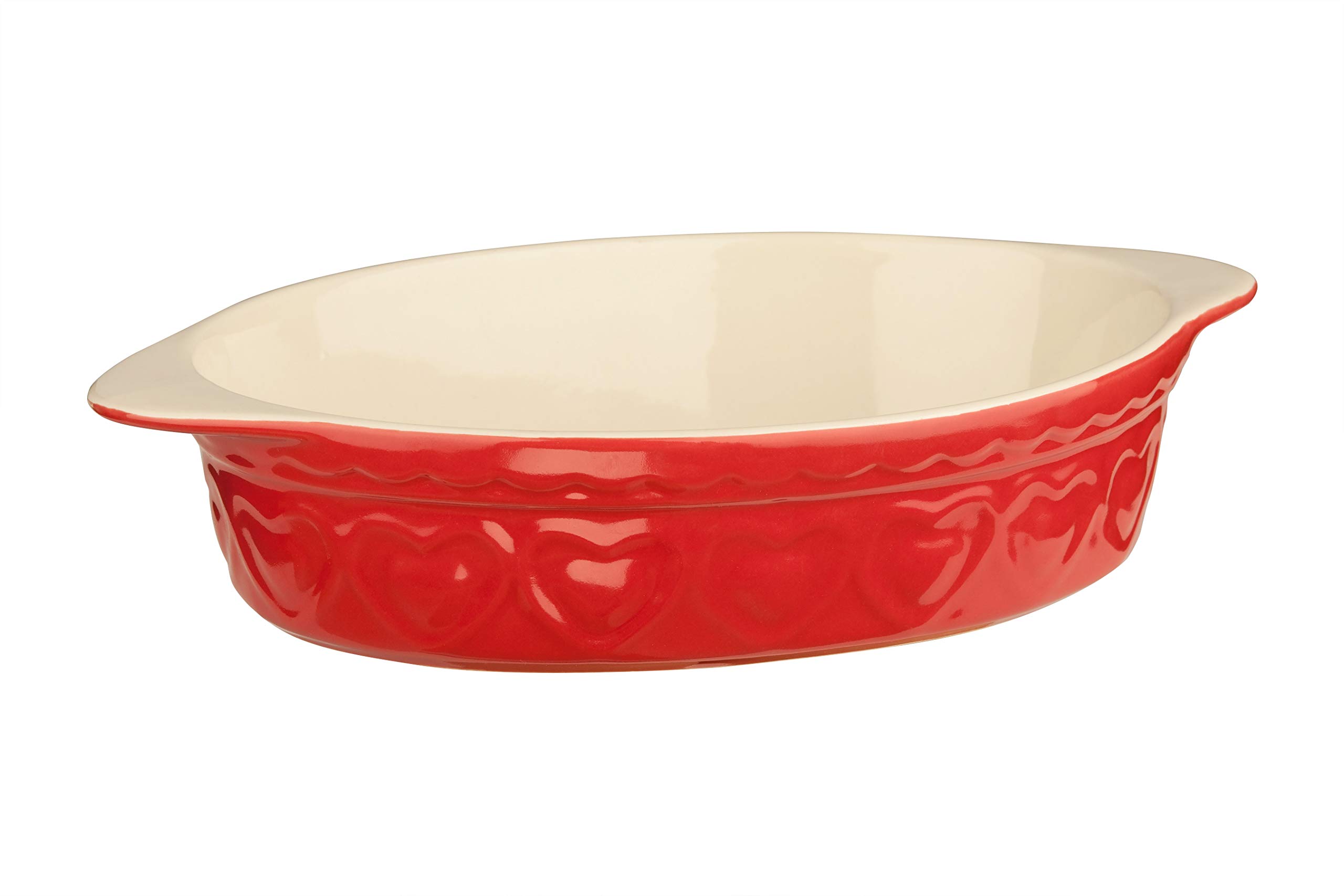 Premier Red Housewares Sweet Heart Baking Dish, 1.4 Litre