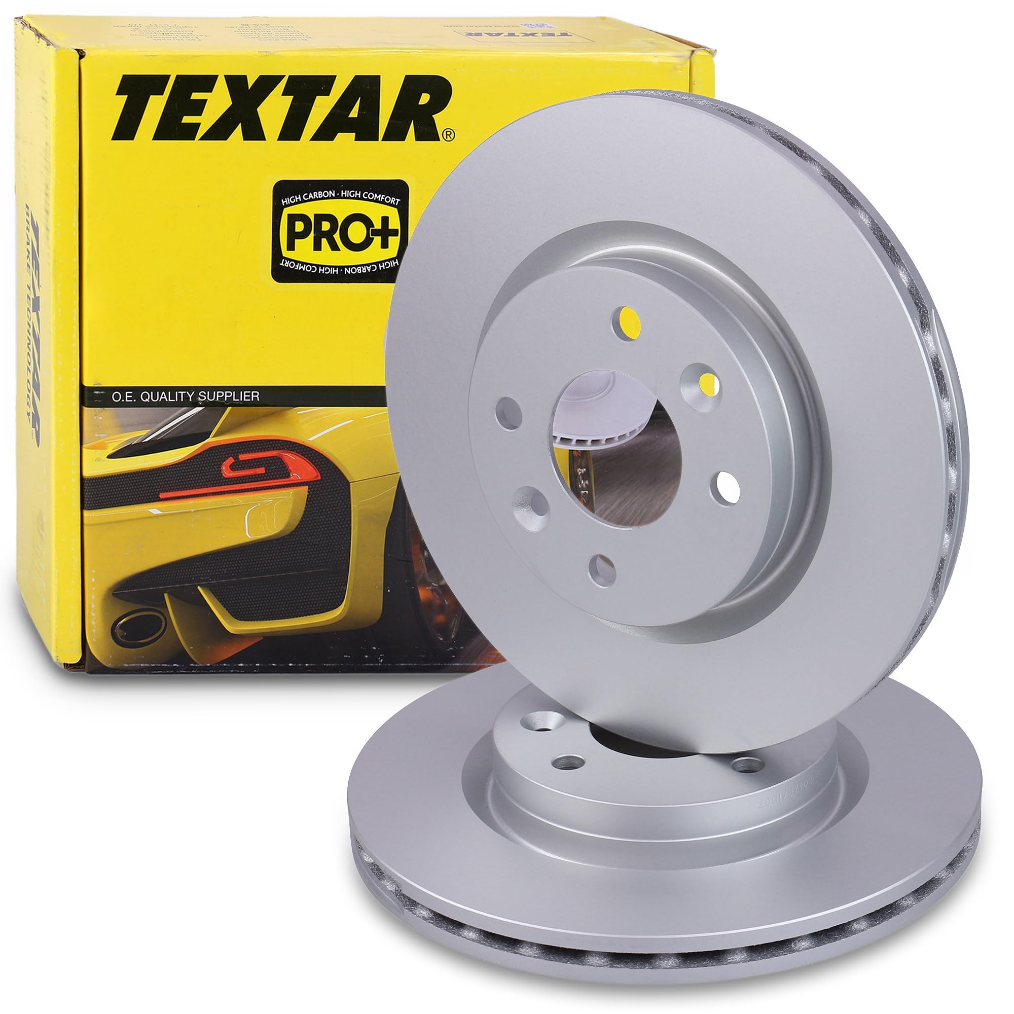 TEXTAR 92292103 hamulce tarczowe, tarcze hamulcowe (x2)