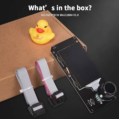 Miniatura 8 de BIGTREETECH Mini12864 V2.0 Pantalla LCD Inteligente Tarjeta de Control con Adaptador y Cable para Ender-3 VORON 2.4 Prusa-i3 Impresora 3D RAMPS 1.4