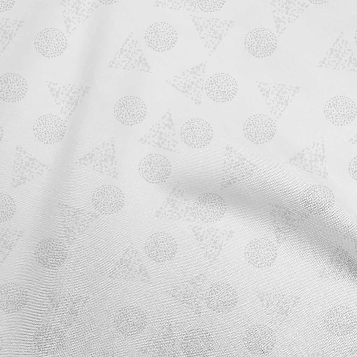 oneOone Cotton Flex Black Fabric Dot Circle Sewing Craft Projects Fabric Prints By Yard 40 Inch Wide