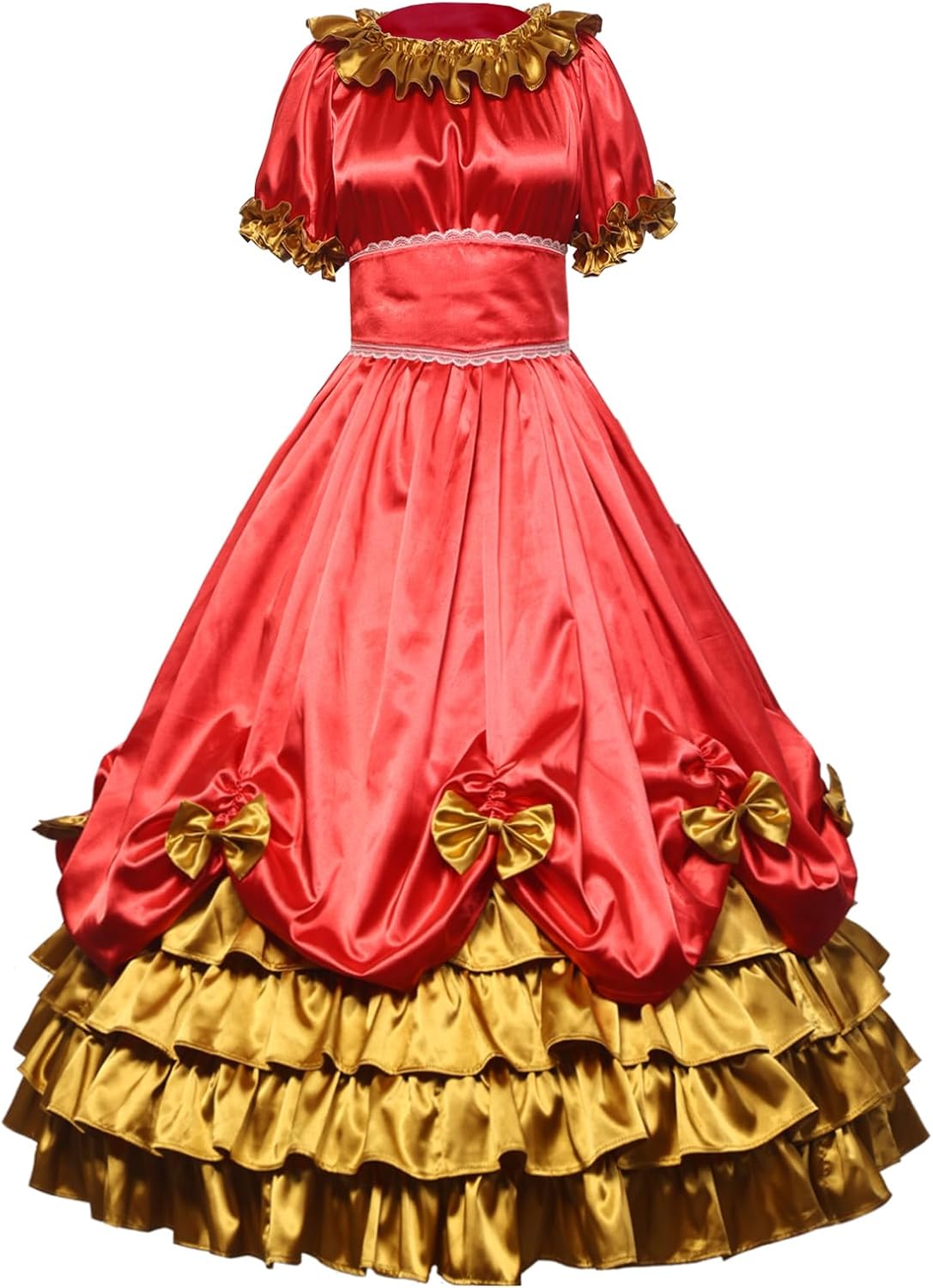 Victorian Ball Gown for Women Medieval Evening Long Dress Civil War Renaissance Costume