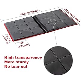 GEAoffice Card Binder, 9 Pockets Trading Card Album Folder, 360 Side Loading Pocket Binder for MTG and Other TCG, Red