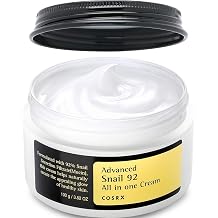 COSRX Snail Mucin 92% Face Moisturizer for Soft &amp; Glowy Skin, 3.52 oz. | Lightweight Moisturing &amp; Soothing Cream for All Skin Types, Korean Skin Care, Korean Moisturizer Face Cream