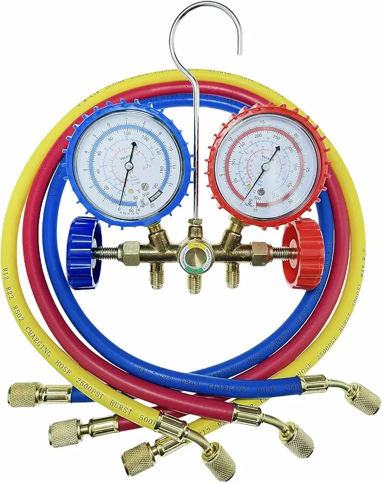 Manifold Ar Split Geladeira Gás R12 R22 R404 R134A