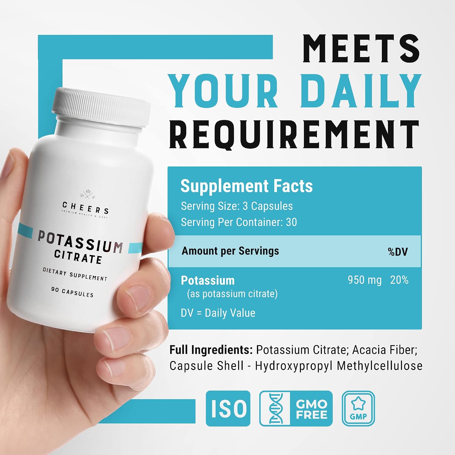 Cheers - Potassium Citrate