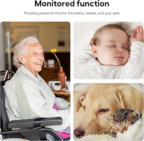 Miniatura 3 de Monitor de audio para bebés con batería recargable, walkie talkies para niños con conversación bidireccional y sonido claro, rango de 1000 pies,