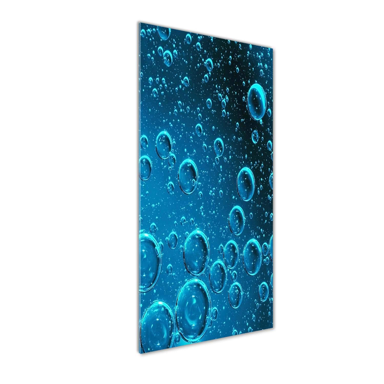 Tableau en Verre Acrylique Premium 50x125 - Éclat Cristal et Design Bleu