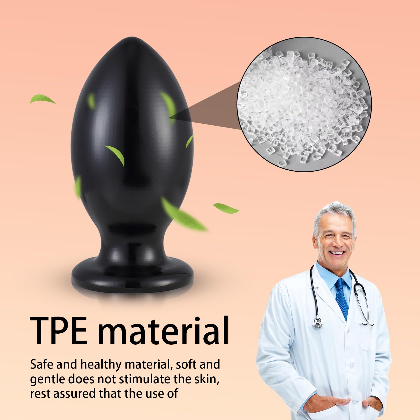 BDSMYOU Plug Anale Extra Large XXL Sex Toys,Dildo Anale Anal Plug Analesex Toy Dilatatore Ano per Donna Uomo,Toys Sessuali per Donna,Sexytoysys Uomo Coppia (M)