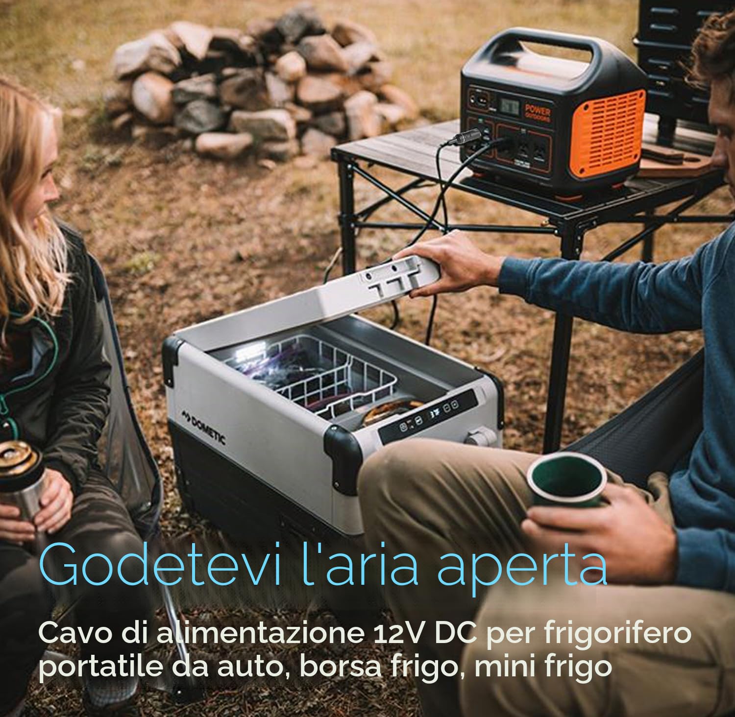 KFD Cavo di ricambio per scatola frigo da 12 V/24 V, per DOMETIC Tropicool TCX 21, TB 08, TC 21FL, TC 14, TC 35, Mobicool MB32, Waeco MF 05 per auto, mini frigorifero Caricabatterie per auto
