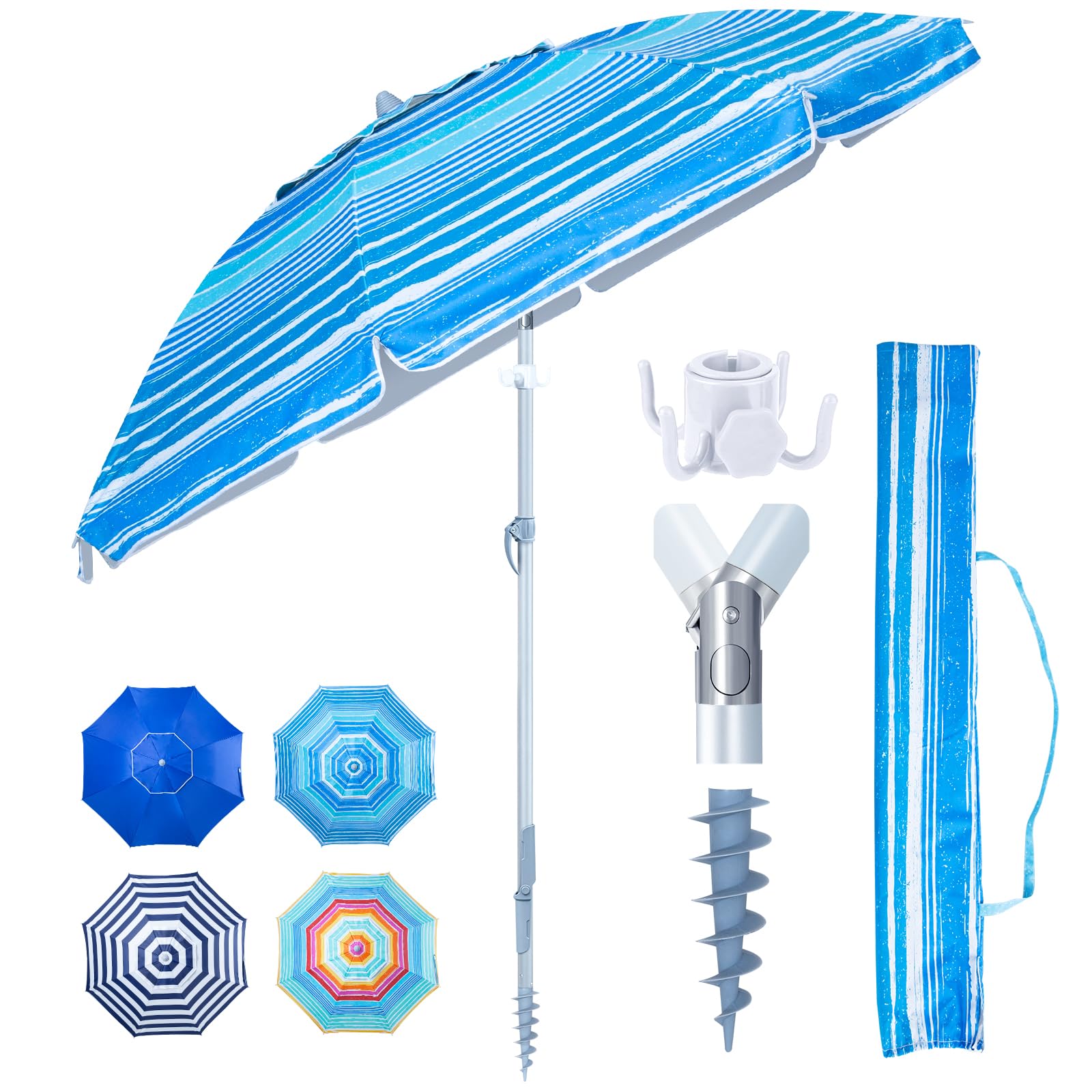 Tempera Heavy Duty Beach Umbrella