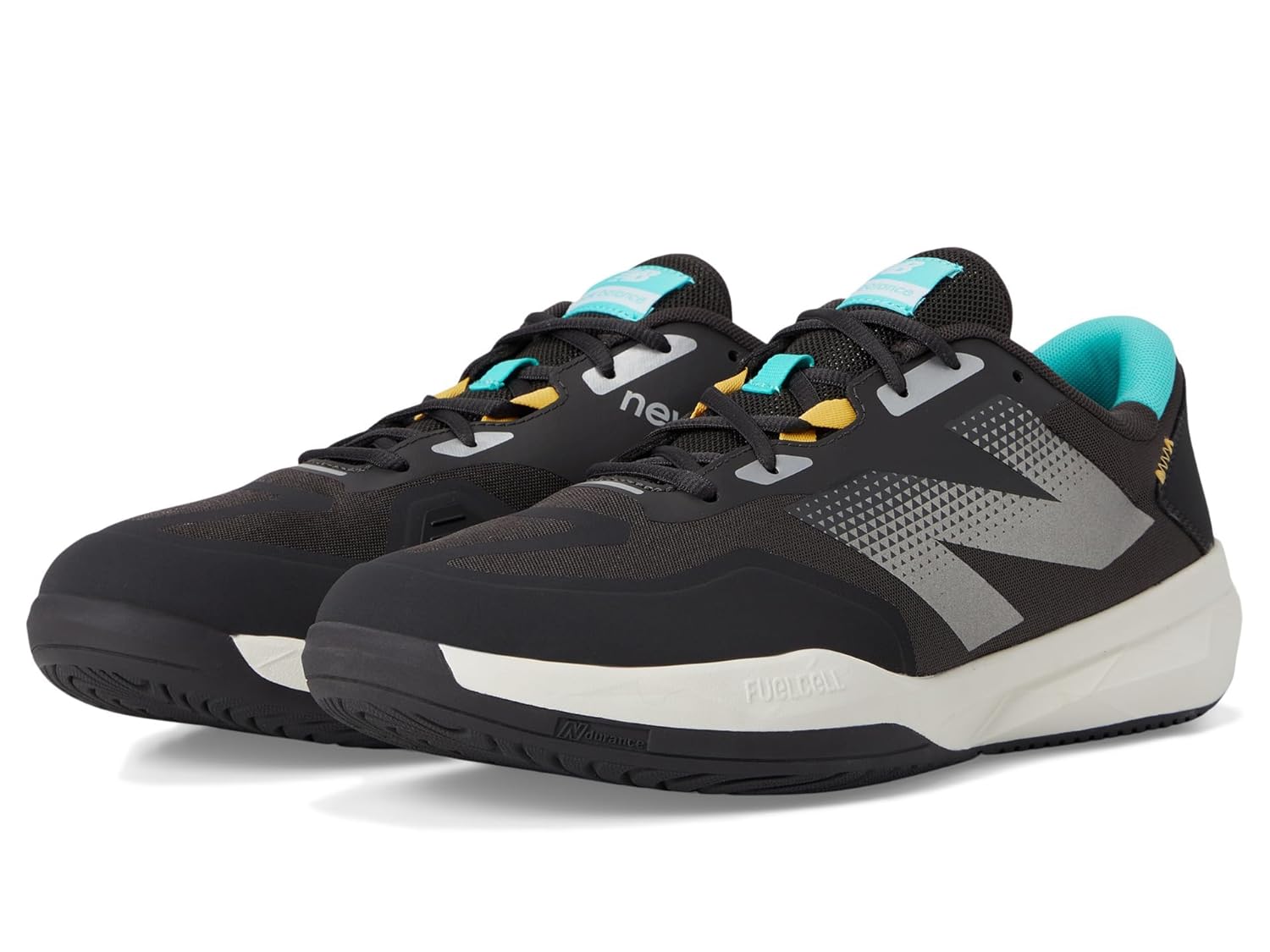 New Balance Mens FuelCell 796 V4 Tennis Shoe Black Cement Cyber Jade Clementine 7 5 XW