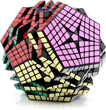 8X8x8 Megaminx Speed Cube Dodecahedron Magic Cube Black Sticker