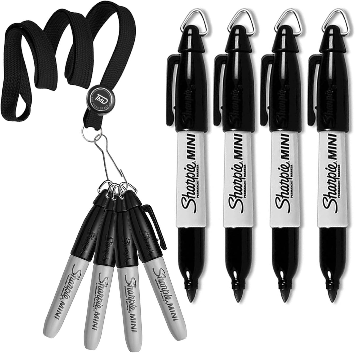 Mini Sharpies for Nurses Badge, 4 Mini Sharpies, Mini