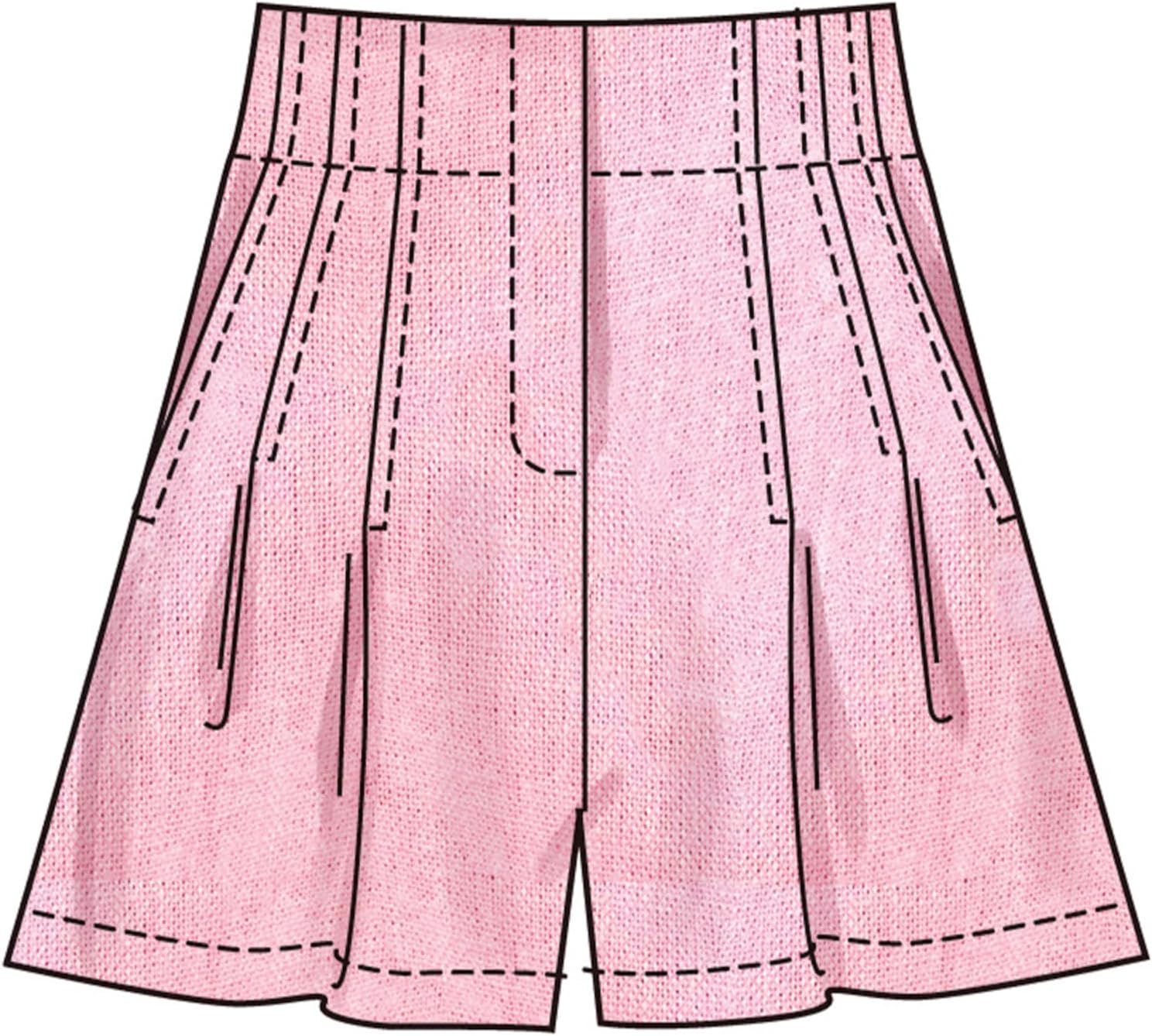Simplicity S3137 Women's Pleated Shorts & Pants Sewing Pattern, Sizes 14-22