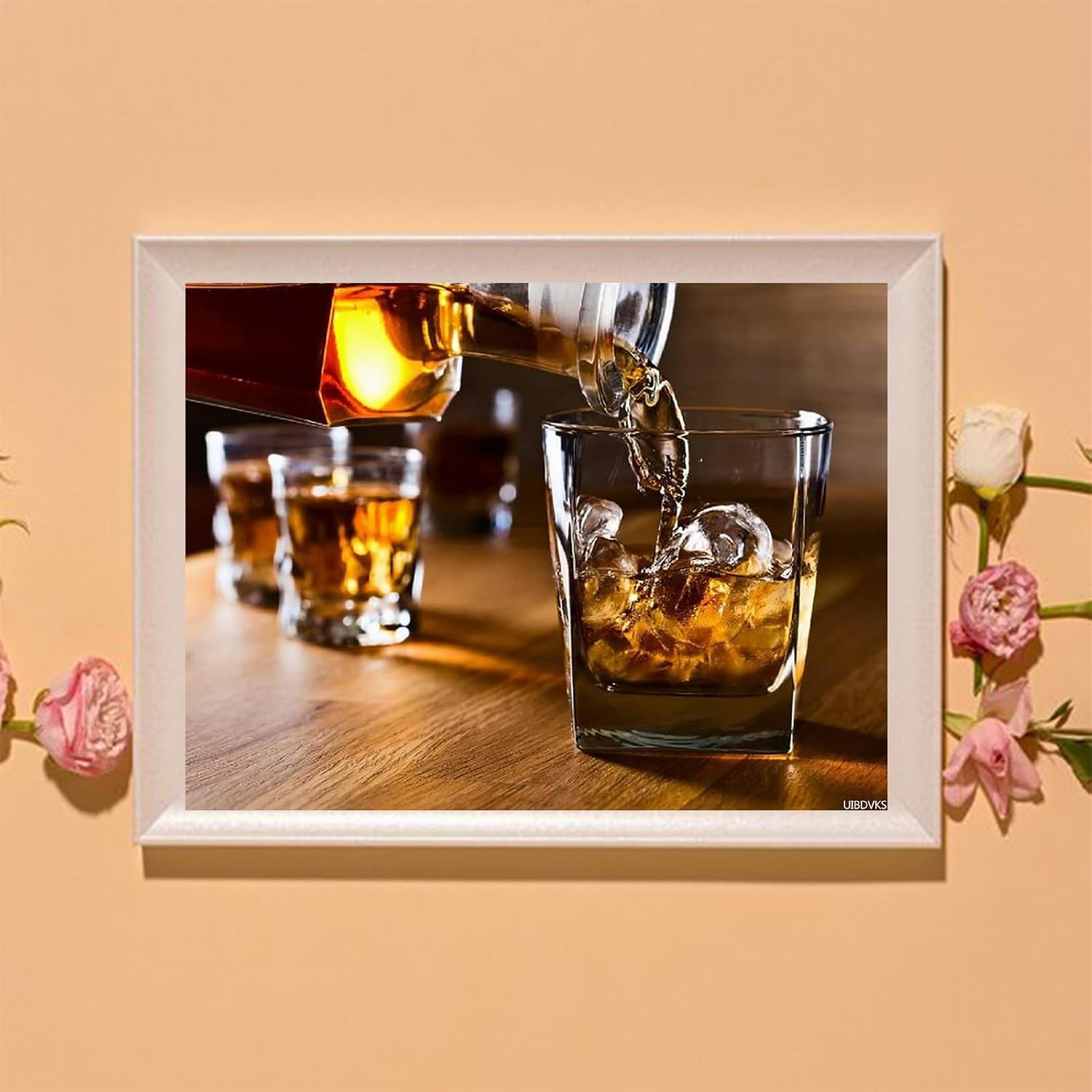 Whiskey and Natural DIY 5D Diamond Painting Kits for Adults, Numbers Kits Arts and Crafts for Home Wall Decor 30x40cm/12x16in image 2