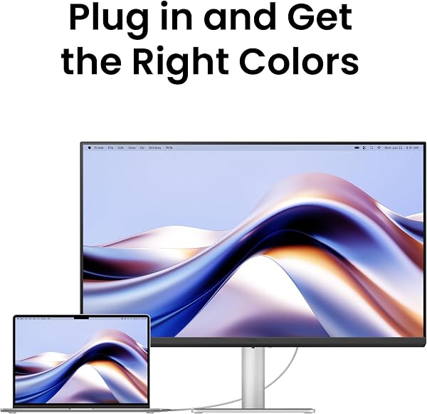 BenQ MA270U 27 inch 4K 3840x2160 Monitor for MacBook Pro/Air, Dual USB-C, 90W Power Delivery, Mac Color Match, USB Hub, Brightness & Volume Control on Mac, Adjustable Stand, P3 Color Gamut - 2