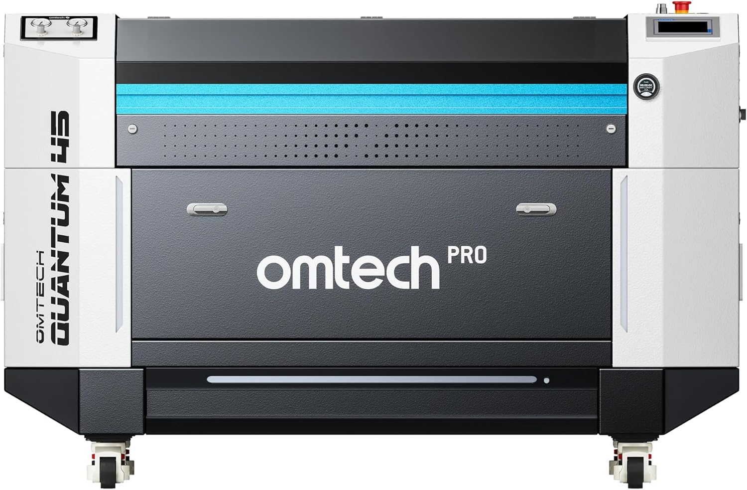 OMTech Pro Quantum 60W RF CO2 Laser Engraver & Cutter, 4200mm/s Speed, 0.07mm Precision, Dual Air Assist, Dust Extraction Fan, LightBurn Compatible, 39.4" x 23.6" Work Area, 20,000+ Hour Lifespan
