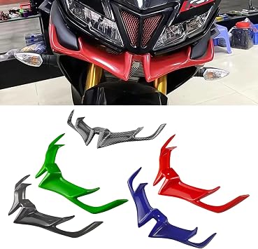 Motorcycle Winglets ABS Aerodynamic Spoiler Wing Side Air Deflectors Motorcycle Fairing Winglets for Most Model