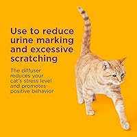 Vista 3 de COMFORT ZONE Paquete de 6 repuestos de difusor MultiCat; las feromonas calmantes para gatos ayudan a la ansiedad; recargas de 30 días