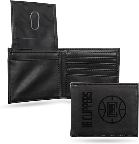 Miniatura 8 de Rico Industries Billeteras grabadas con láser de Los Angeles Clippers de la NBA, Los Angeles Clippers, Classic