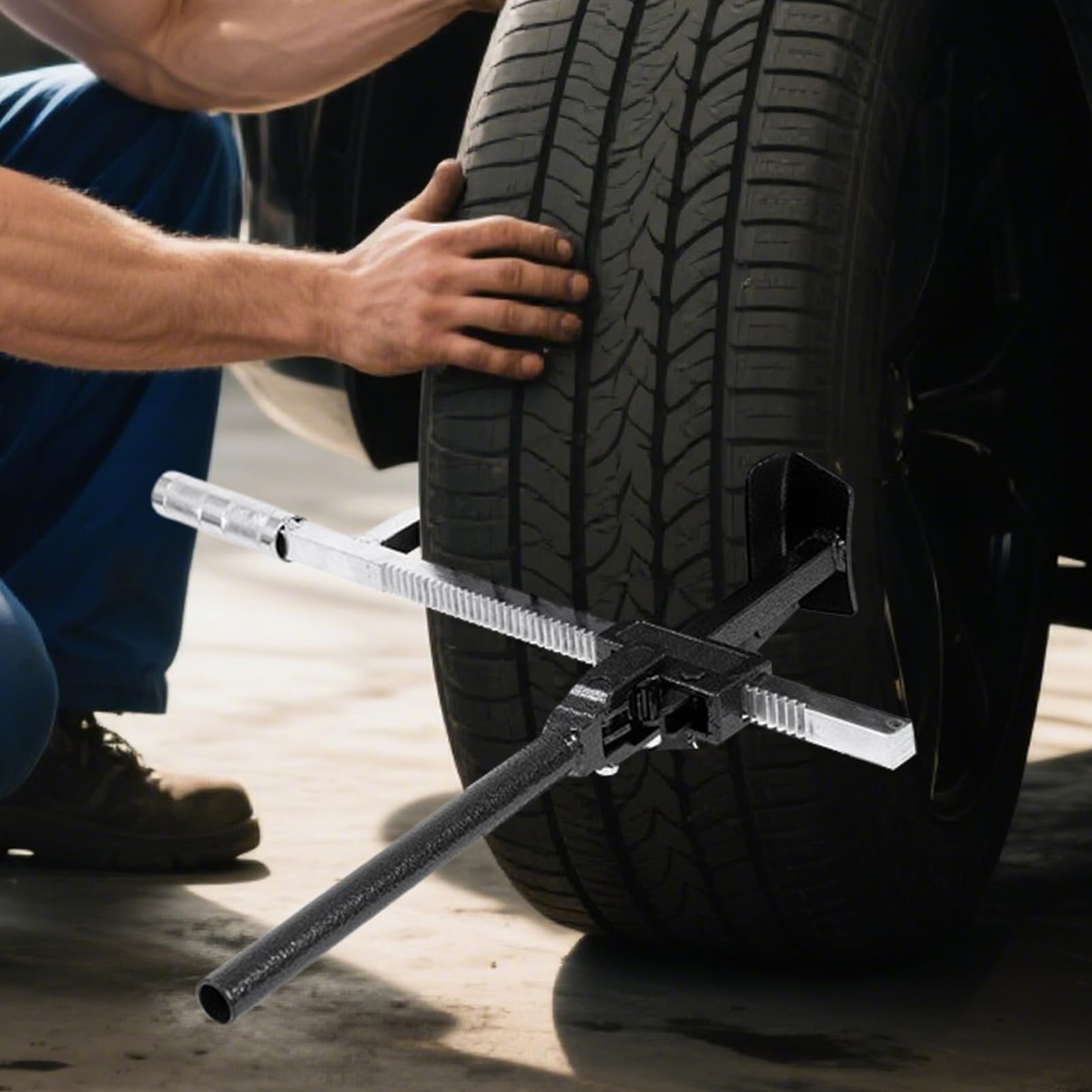 Générique Smonta Pneumatici Manuale - Strumento Di Cambio Pneumatici | Strumento Di Riparazione E Montaggio Per Garage Domestico, Officina Auto, Camion