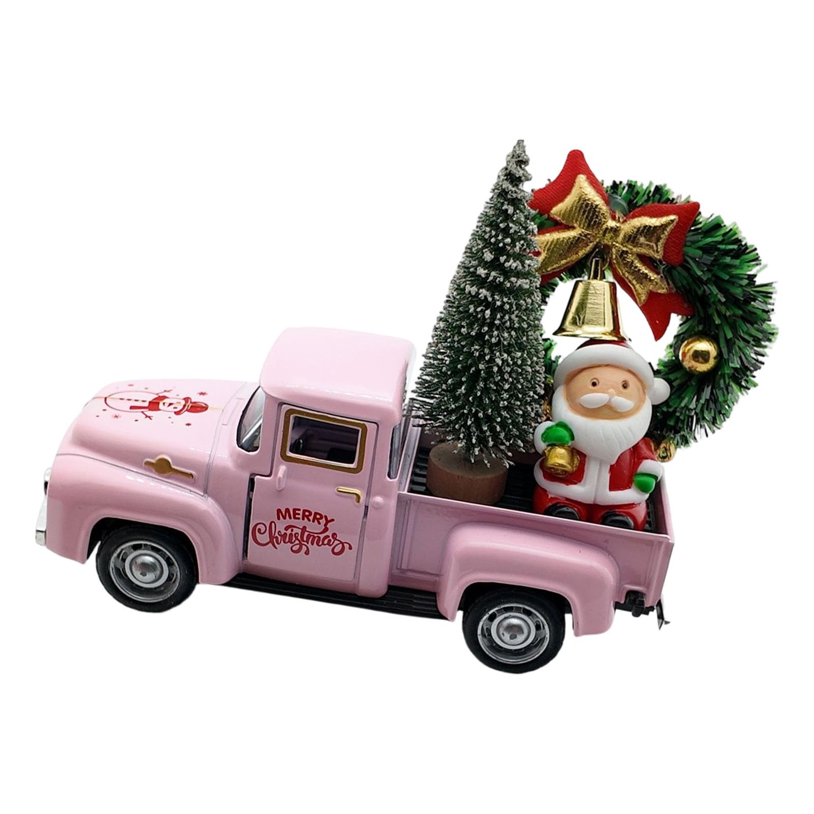 PQSIBBG Christmas Truck Pickup Decors Christmas Truck Decoration Farmhouse Tiered Tray Decors Table Centerpieces Home Decoration Decorations