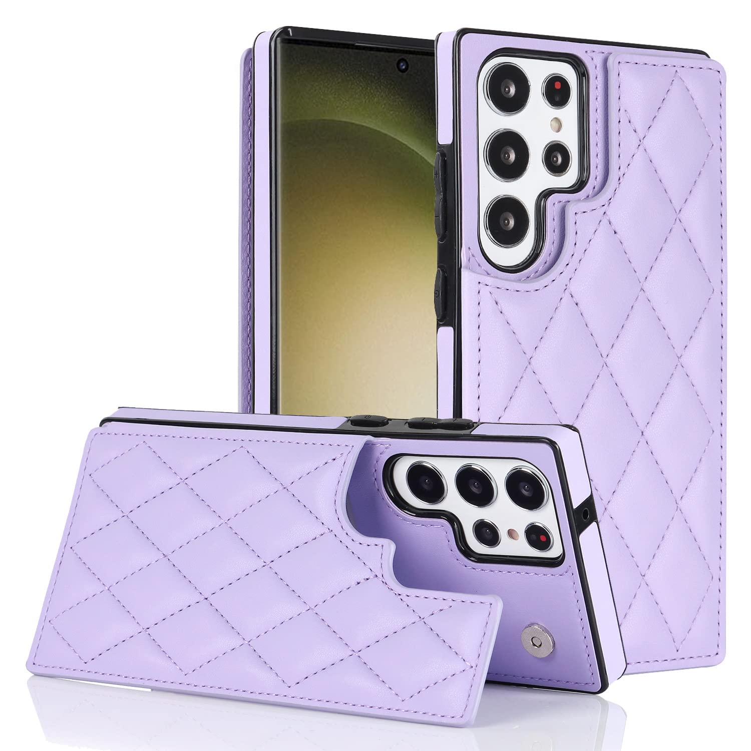 Amazon.com: LXURY Wallet Case for Samsung Galaxy S24 Ultra/S24