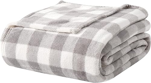 Miniatura 8 de BEDELITE - Cobijas de franela a rayas y cuadros para sofá y dormitorio.