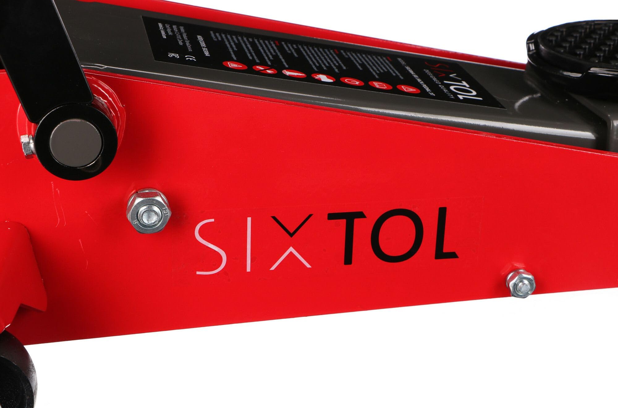 SX JACK PEDAL 3T | Cric idraulico carrellato con pedale | Portata 3 tonnellate | Heavy-Duty in acciaio