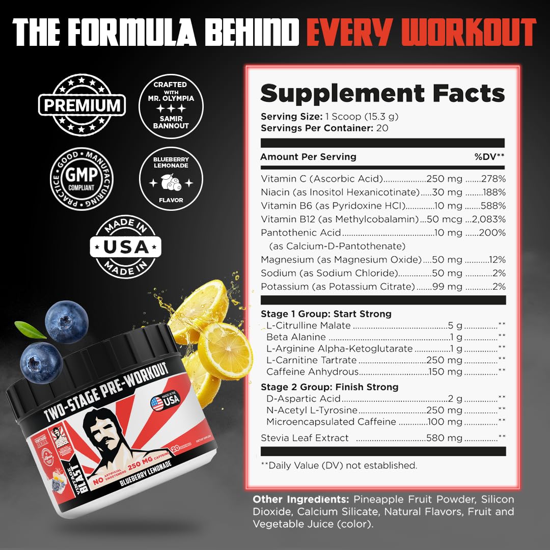 Old School Labs 2 Stage Pre Workout Powder for Massive Pump, Energy & Focus — Amazon image 7