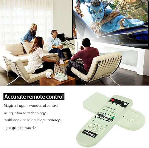 Miniatura 6 de AWO 15150681515069 Control remoto para proyector EPSON PowerLite Home Cinema 61006500UB8100834583508500UB8700UB PowerLite Pro Cinema