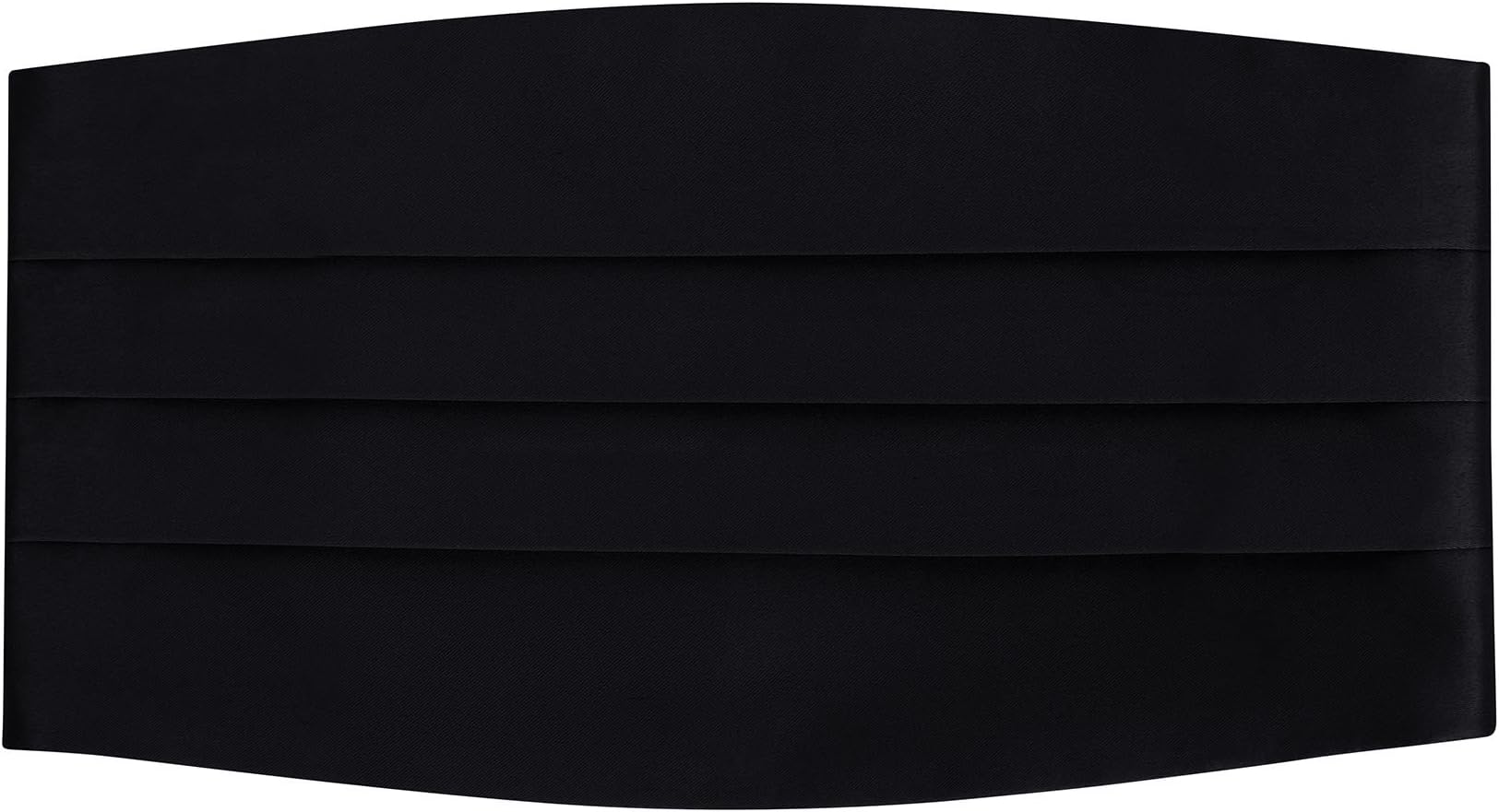 Men's Adjustable Satin Cummerbund - Black