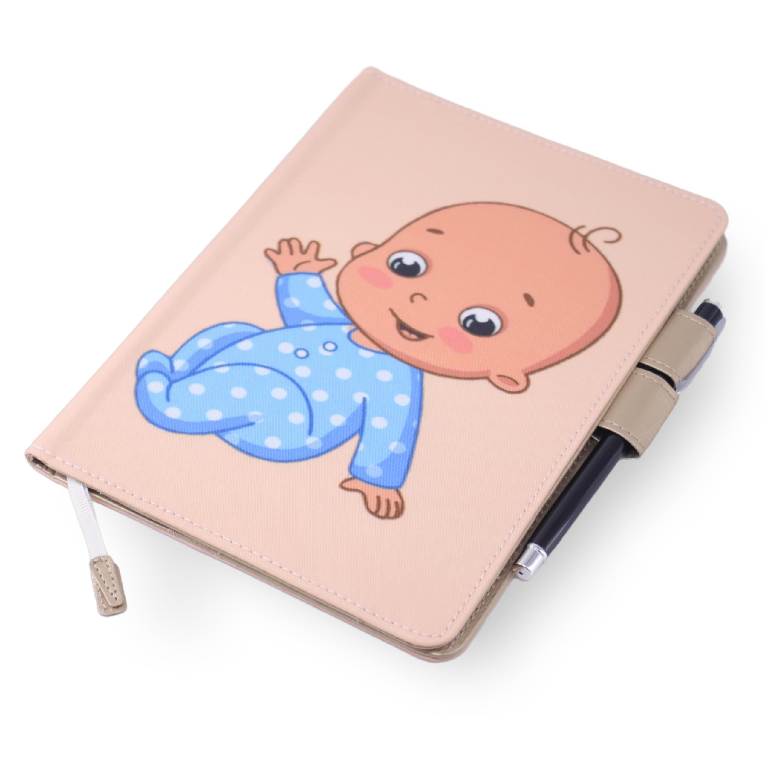 Oxrose Proteggi Libretto Sanitario Per Neonato Con Giraffa - Formato A5, Tasche Per Ricette E Documenti