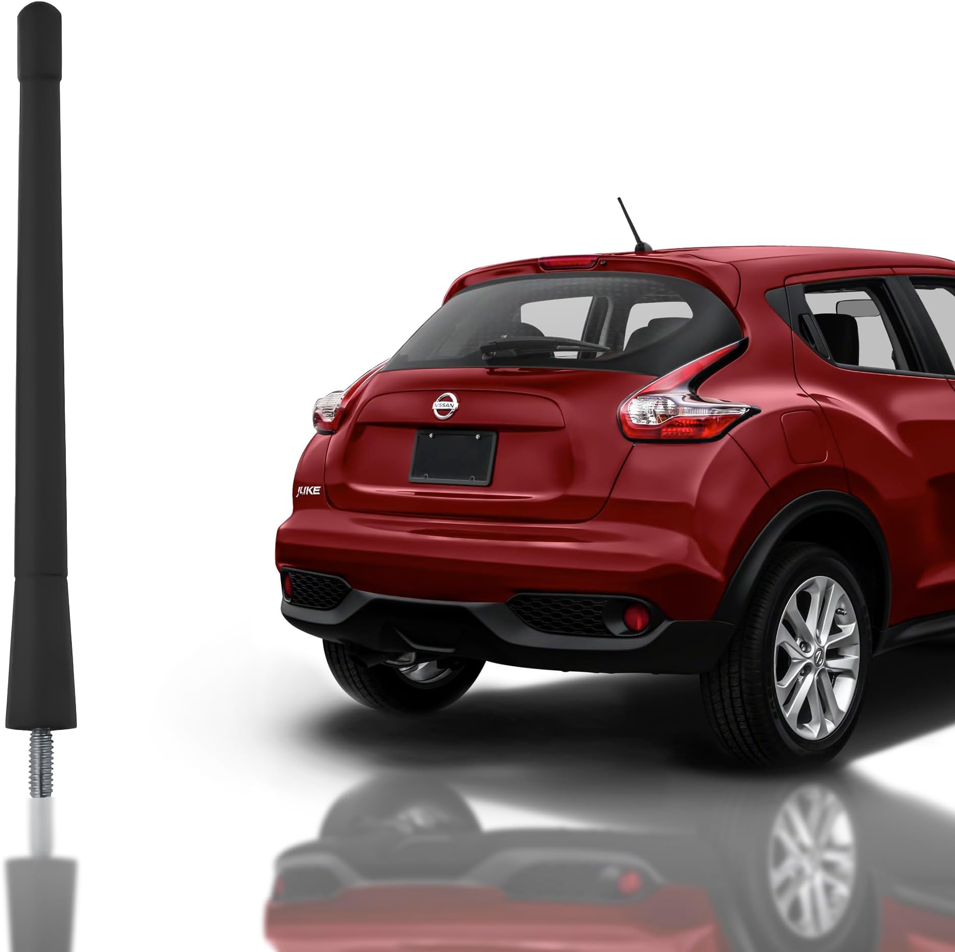 - 7-Inch Antenna Mast Black for Nissan Juke (2011-2017) – Highly Durable Premium Short Antenna – Car Wash-Proof Radio Antenna for FM AM – Rugged Design – Nissan Juke Accessories