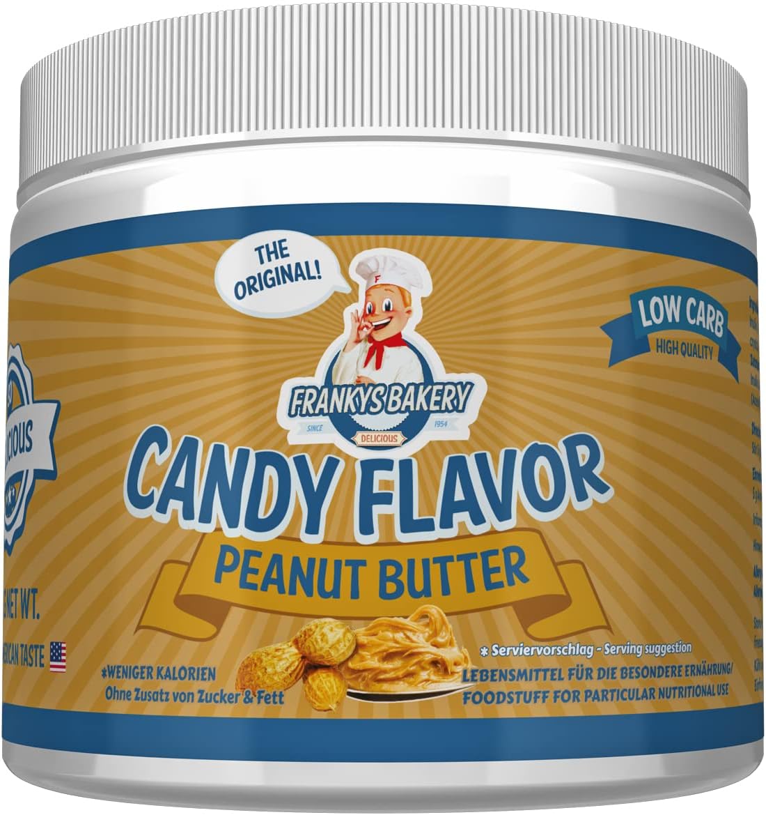 Frankys Bakery Candy Flavour Powder, Peanut Butter, 200 g