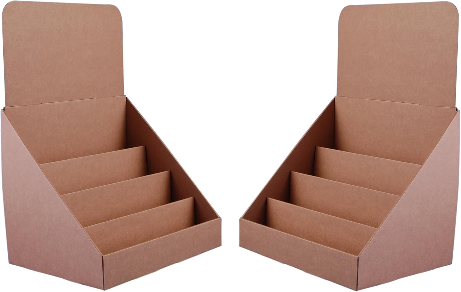 StandStore C4T12Brown (Pack of 2) Preassembled, Compact Cardboard