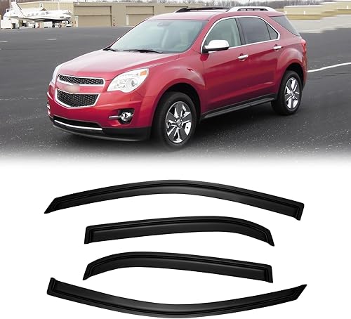 Miniatura 21 de Viseras de ventana para Toyota Camry 2007-2011, protectores de lluvia, deflector de ventilación, sombra humo oscuro 07 2008 2009 2010 11, con cinta