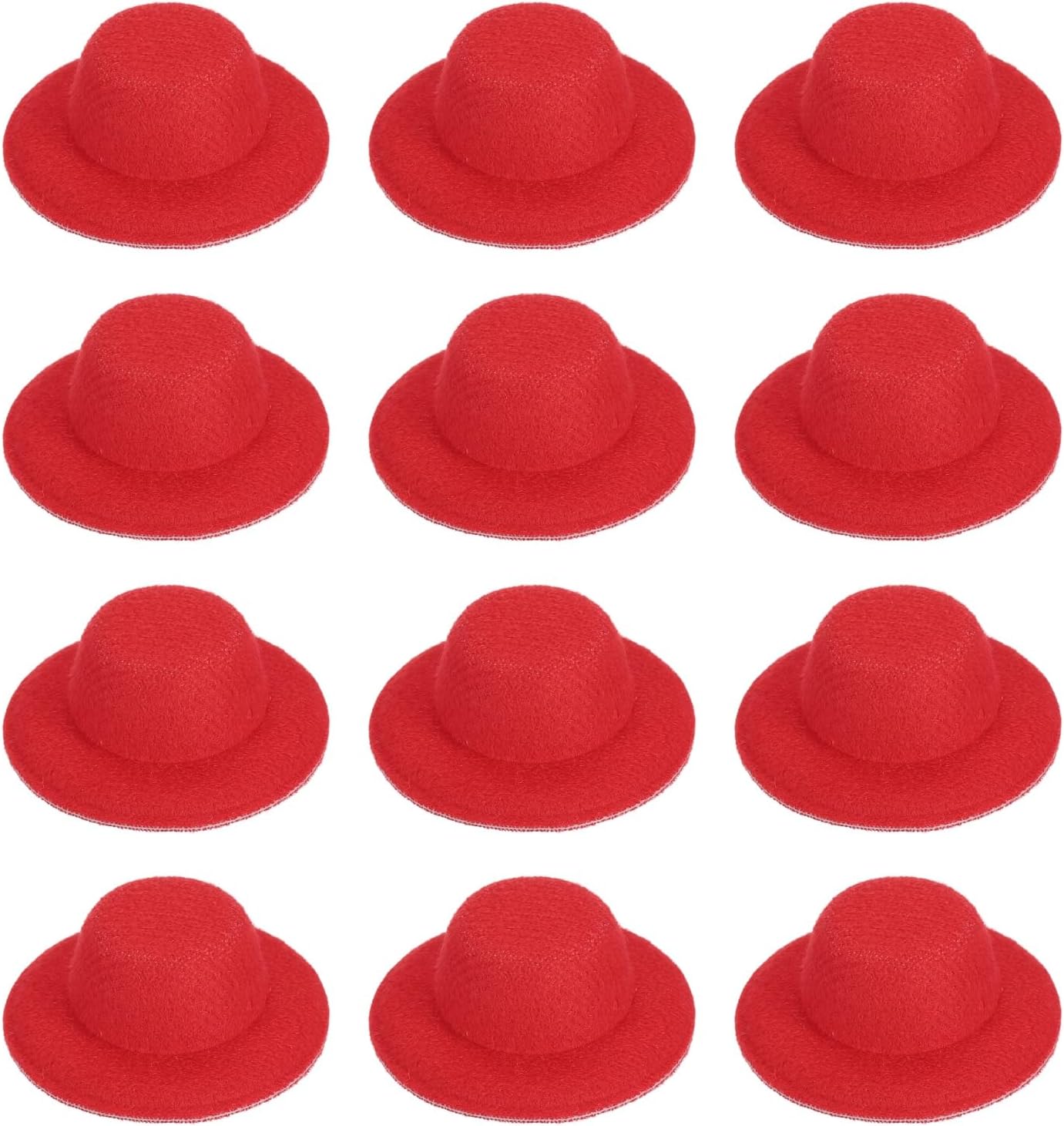 PATIKIL Mini Formal Hats, Miniature Doll Hats Mini Top Hat for Crafts Hair Accessories Decorate Doll Snowman