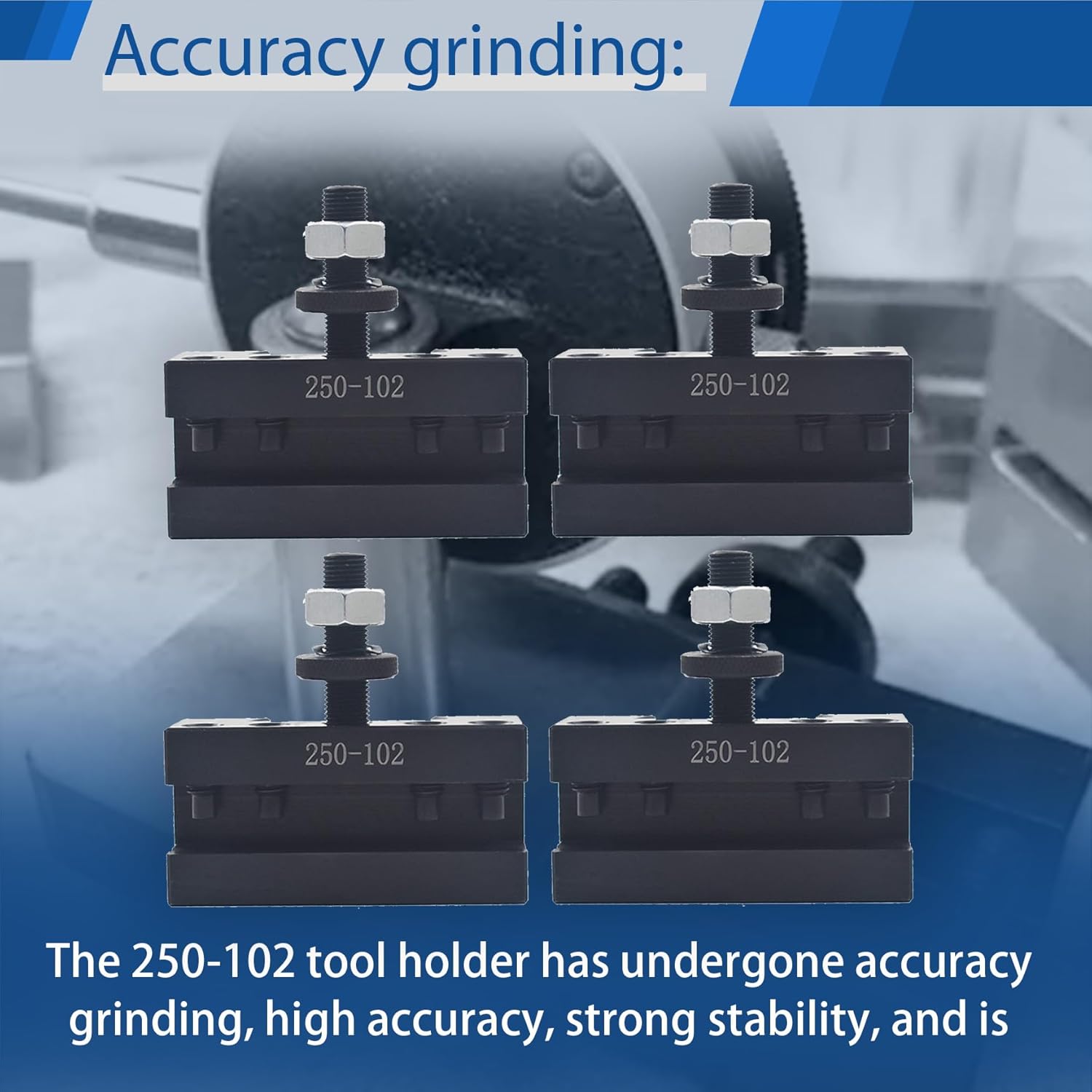 WFLNHB 5Pcs 2# Quick Change Tool Post Boring Turning Holder 250-102 AXA Tool Holder