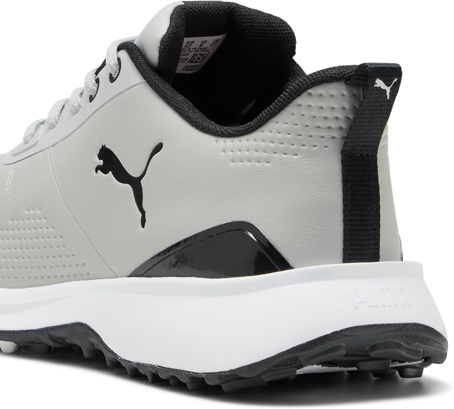 Amazon | PUMA メンズ ゴルフシューズ, Puma White-ash Gray, 25.0 cm