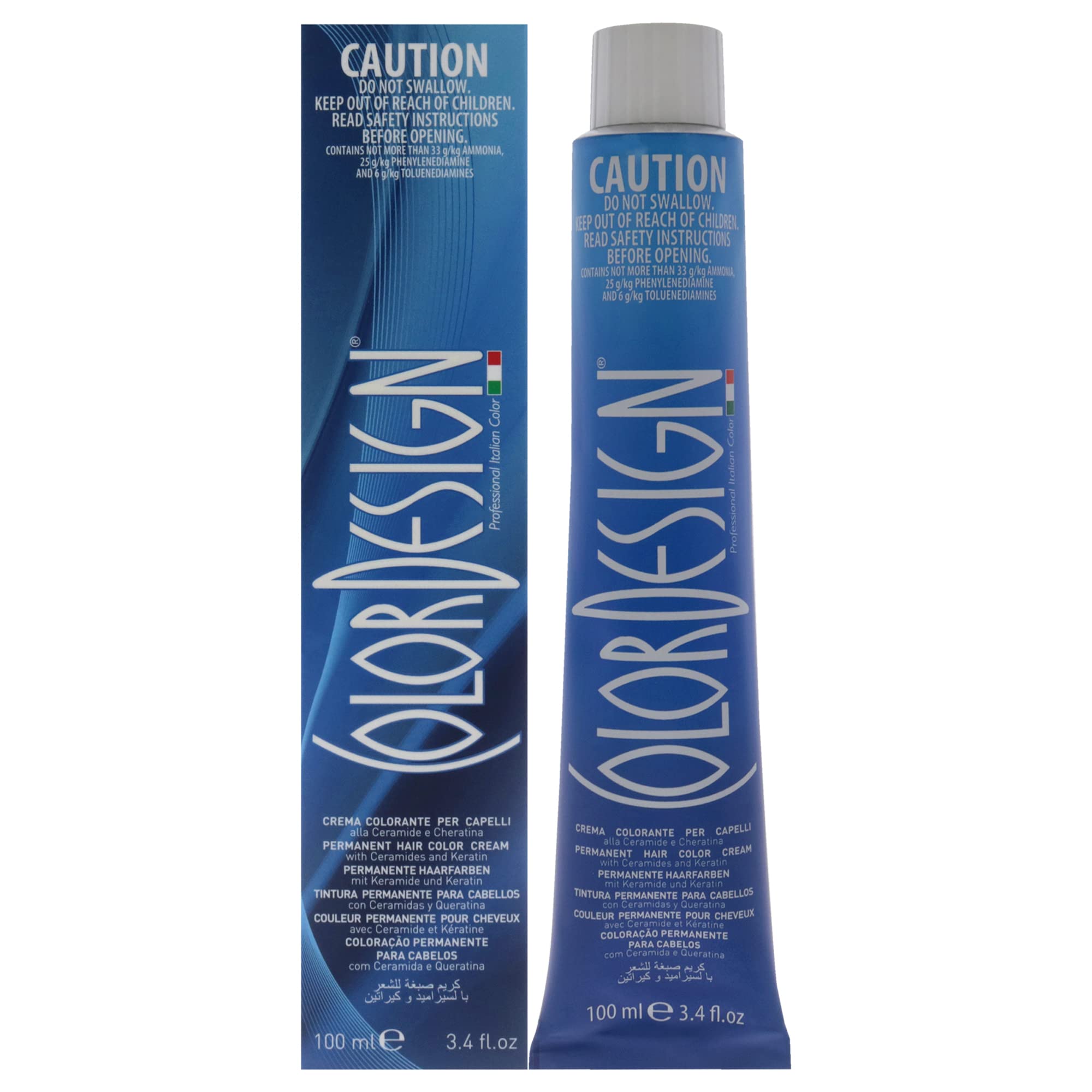 ColorDesign Permanent Hair Color - 4.01 4NA Ash Natural Brown Hair Color Unisex 3.4 oz