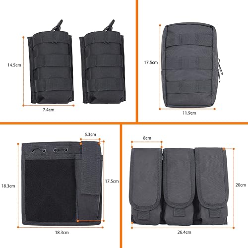 Miniatura 6 de Snacam Tactical Vest Airsoft Painball Vest Outdoor Equipment for Men